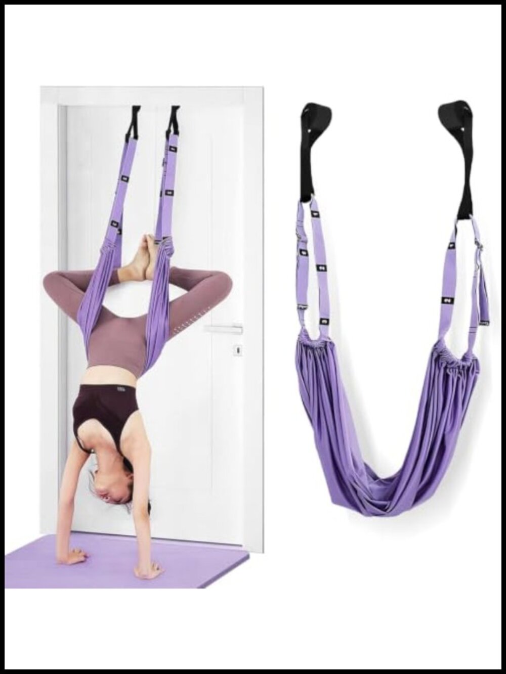 Yoga Door Swing Strap Leg Stretcher 40mm Nylon Flexibility Trainer